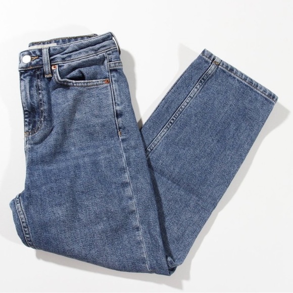NWOT TopShop Straight Leg Jeans - Picture 5 of 7